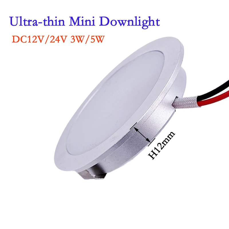 Ultra-Slim Dimmable Mini LED Downlight for Kitchens & Ceilings with Adjustable Color Temperature