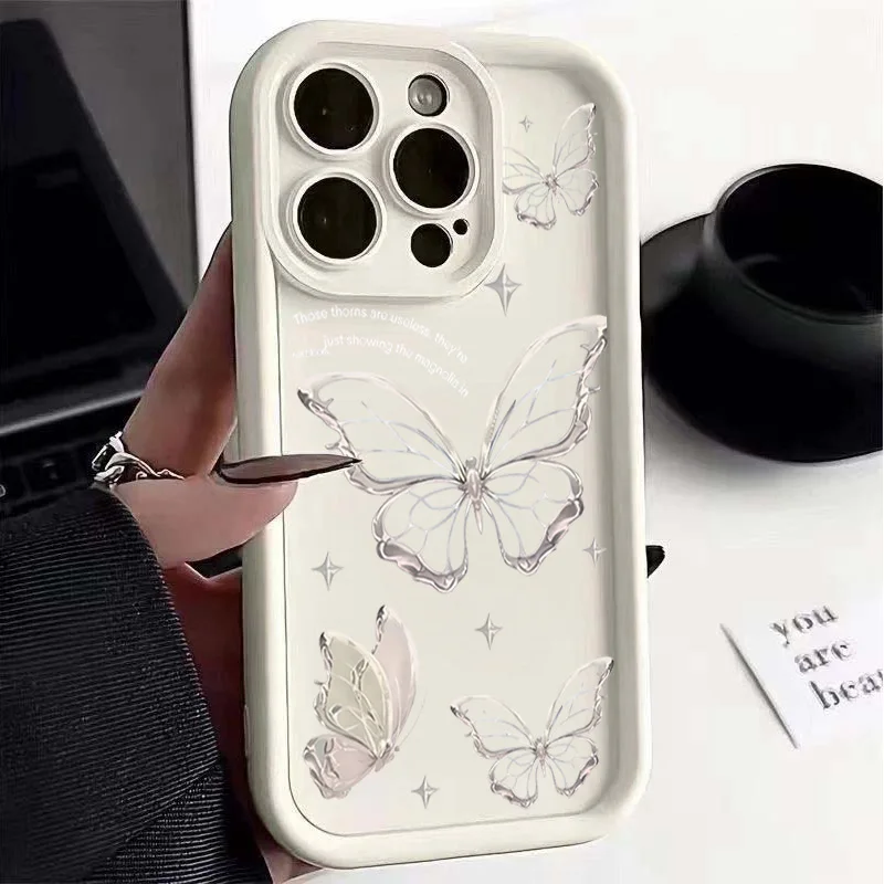Elegant Abstract Line Butterfly Case – Stylish Protective Cover