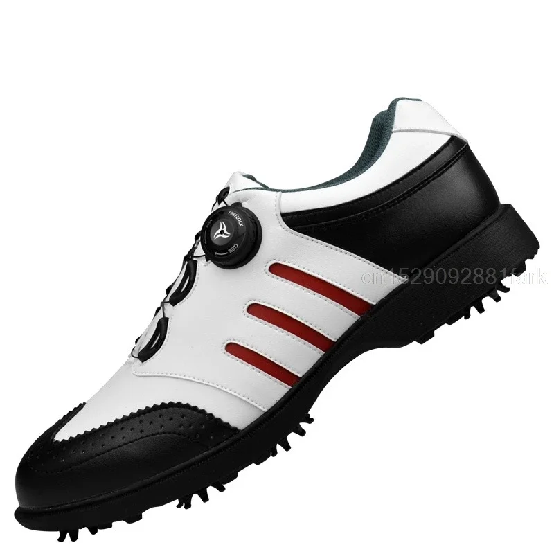 High Quality Men Golf Shoes Men Breathable Waterproof Training Shoes Professional Spikes Non-slip Athletic Sneakers