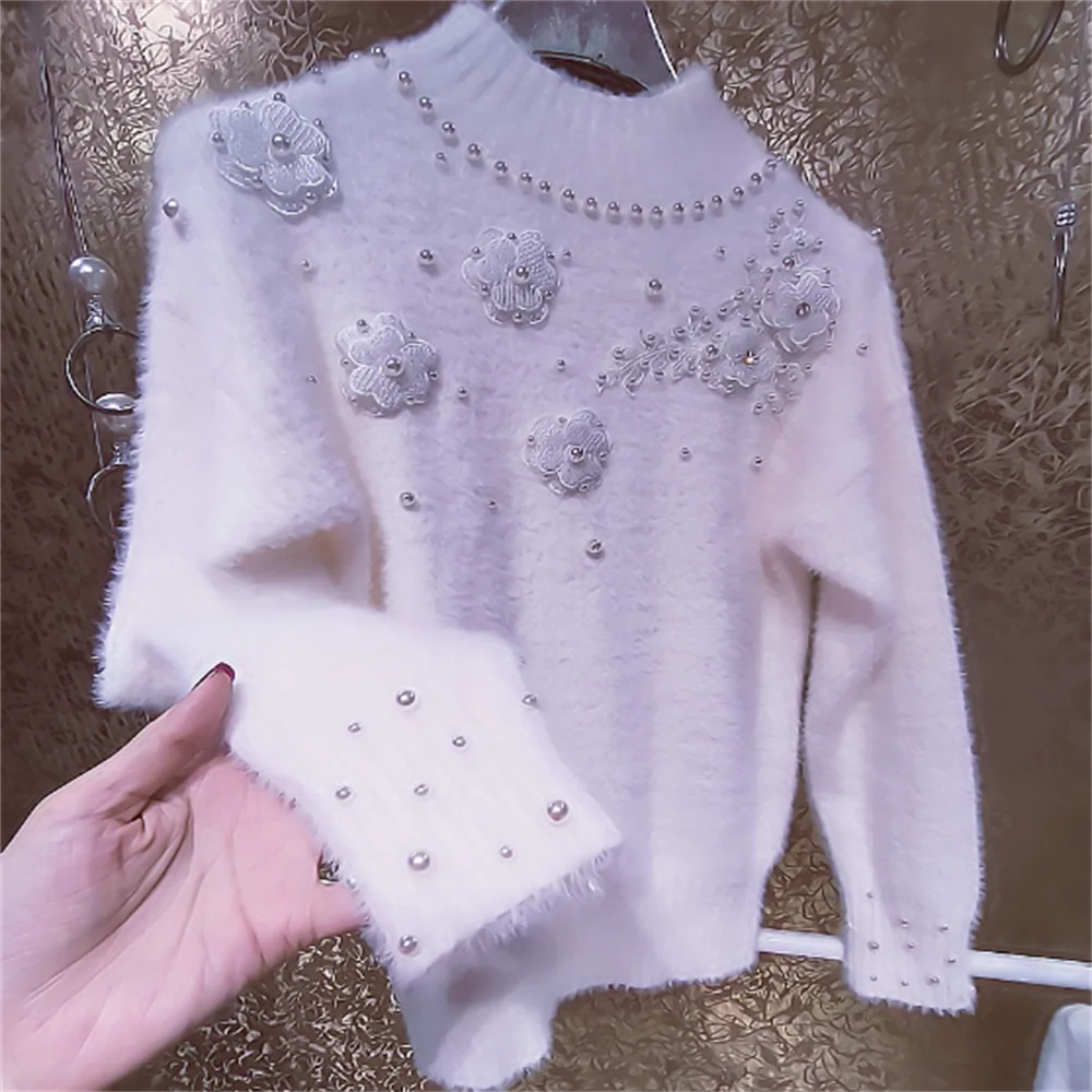 

Женский трикотажный эластичный топ с длинными рукавами и цветочным принтом