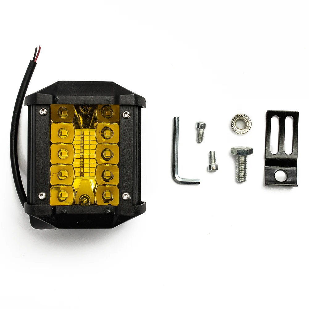 

Прожекторы рабочие огни 120 лм желтый Вт 2 шт 40-светодиодный 9V-32V алюминиевый сплав + PC авто внедорожник Запчасти Замена