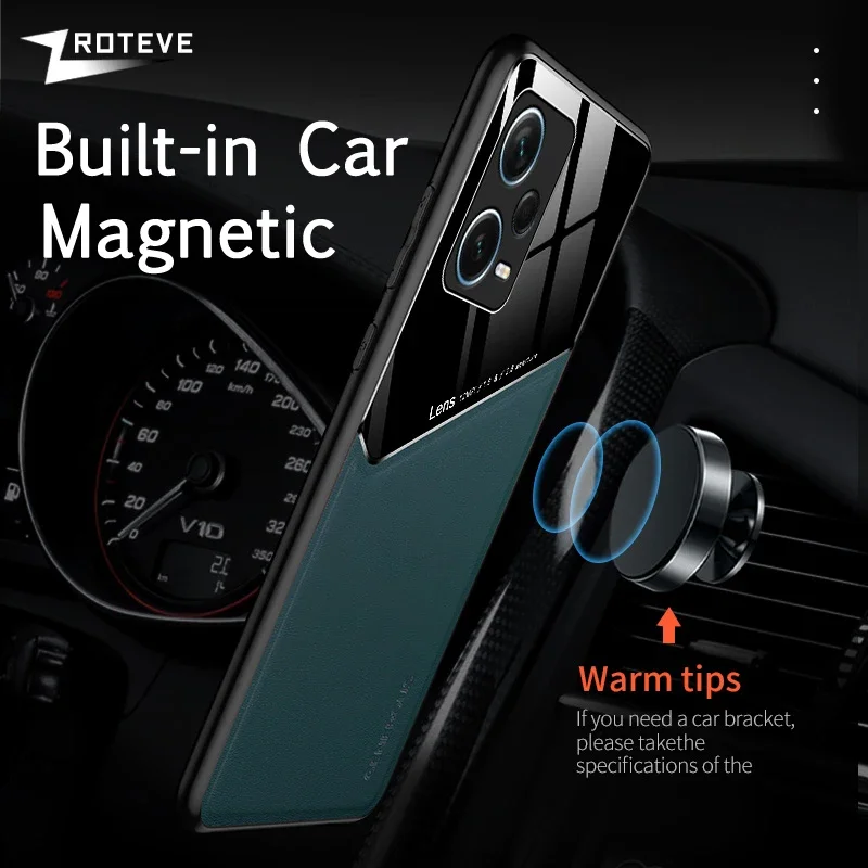 Zroteve PU Leather Magnetic Hard Case - Premium Protective Cover