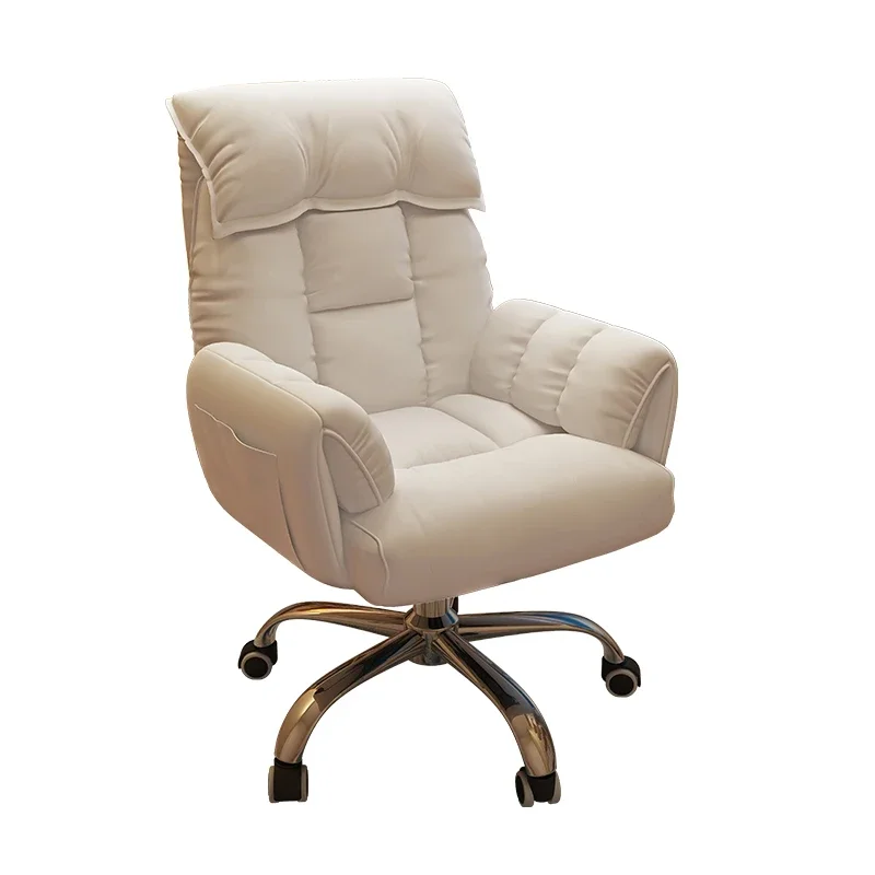Computer Chair Comfortable for Long Periods of Sitting Reclining Backrest for Bedroom and Home Gaming Chair computer chair