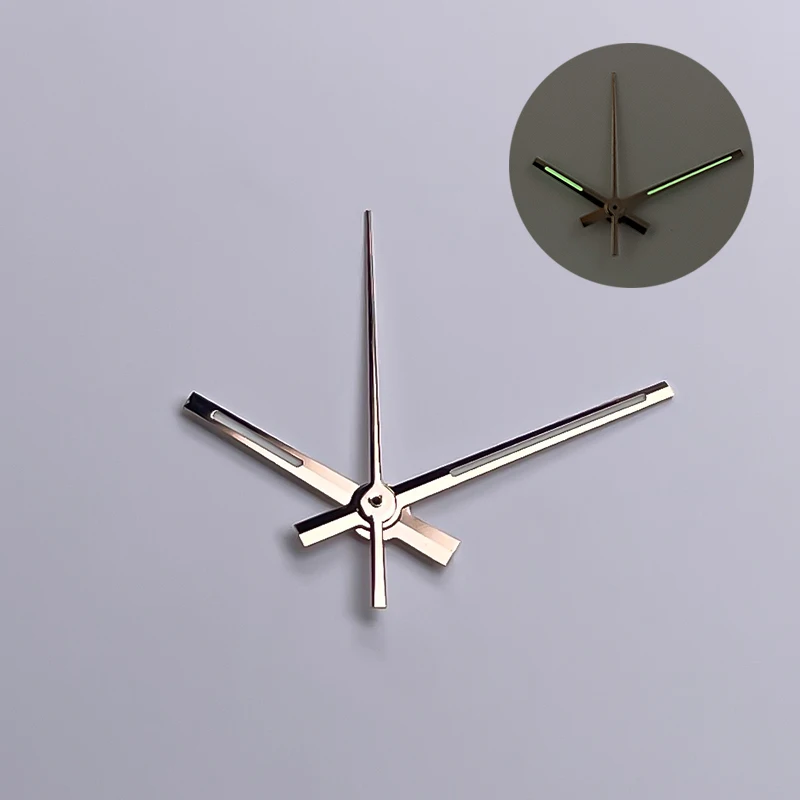Versatile Green Luminous Watch Hands with Silver/Gold/Rose Gold Accents