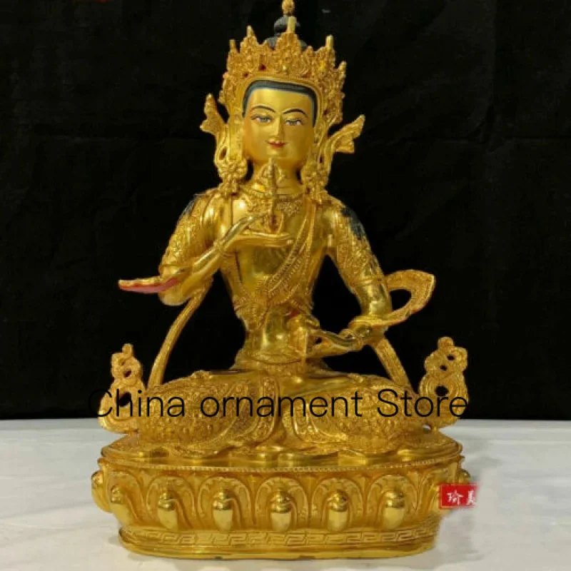 

12 Inch 30cm Genuine Bronze Sakyamuni Budamera Vajra Vajrasattva Buddha Statue