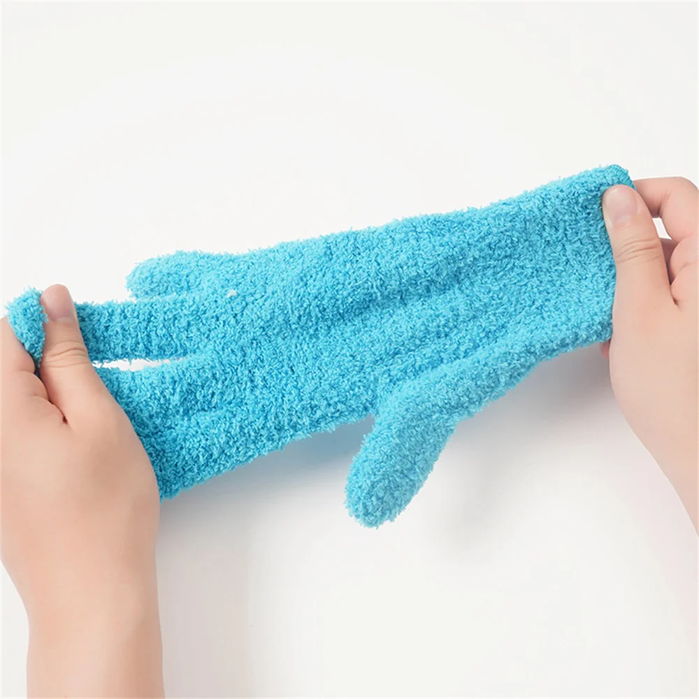 Microfiber Dusting Cleaning Glove Mitt Cars Window Dust Remover Tool Reusable Cleaning Glove for Household Tools 1 Pair cleaning gloves