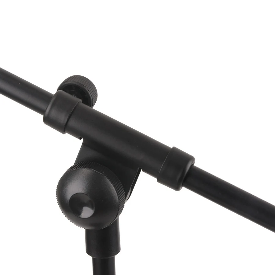 Piso Microfone Tripé Suporte Braço Oscilante Retrátil Metal Mic Suporte Tripé Estágio Desempenho Microfone ao Vivo Suporte - Image 4