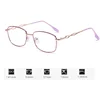 Anti Blue Light Presbyopia Glasses Trendy Metal Small Frame Reading Glasses for Women Portable High-definition Eyeglasses 6