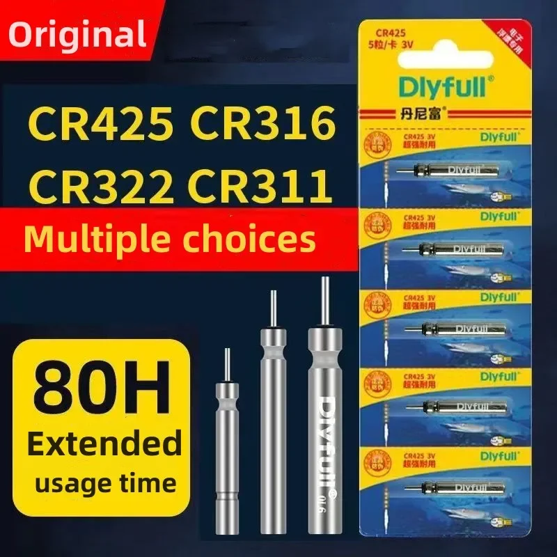 100% Оригинальный CR425 CR322 CR316 CR311 миниатюрный фонарик электронная Люминесцентная удочка для рыбалки светящаяся в темноте ручка для рукописного ввода аккумулятор