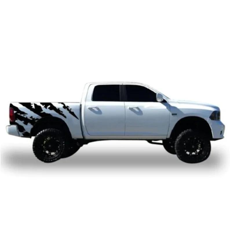 

2PCS Bed Kit Decal Graphic Vinyl For Ram 2009 Present