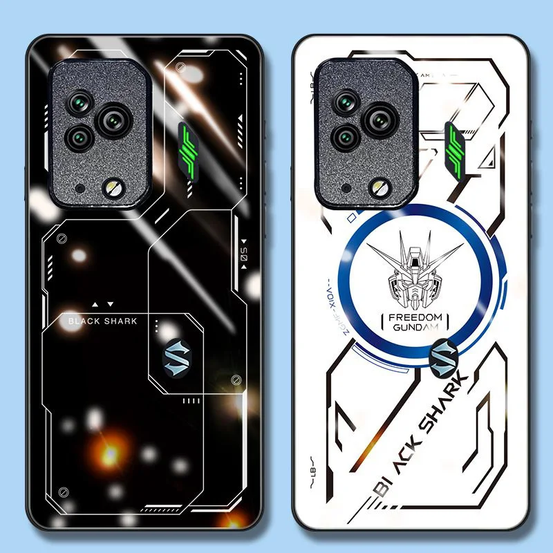 ForXiaomiBlackShark5ProCaseHDBlackSharkWallpaperTempered