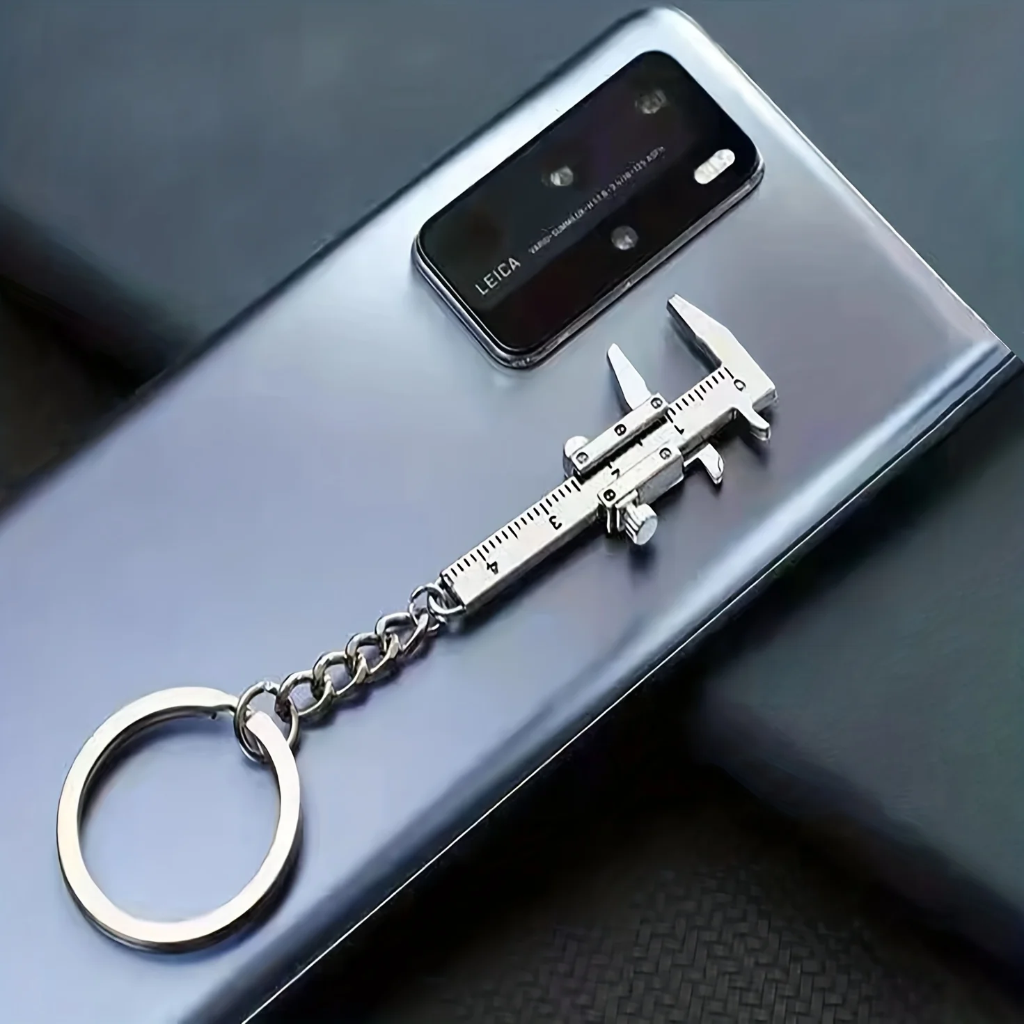 Mini Vernier Caliper Keychain
