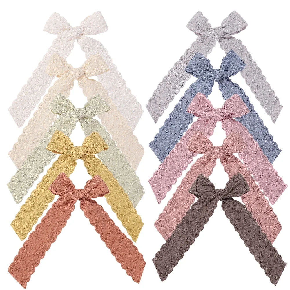 

1 шт. Новый однотонный бант в стиле ретро Заколка для волос с длинной кисточкой милый подарок в Корейском стиле классическое Украшение Детские аксессуары для волос подарок