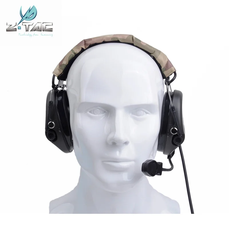 Z Tactical Tea Hi-Threat Tier 1 Softair Headset Cuffie Con Cancellazione Del Rumore Dell'Aviazione Militare Ztac Airsoft Headphone Z110
