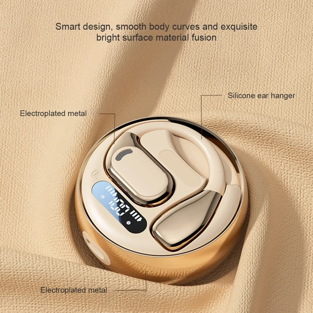 Intelligent Translation Headphones Bluetooth 5.4 Wireless Real-Time AI Translators Headset Hanging Ear Noise-cancelling Headset