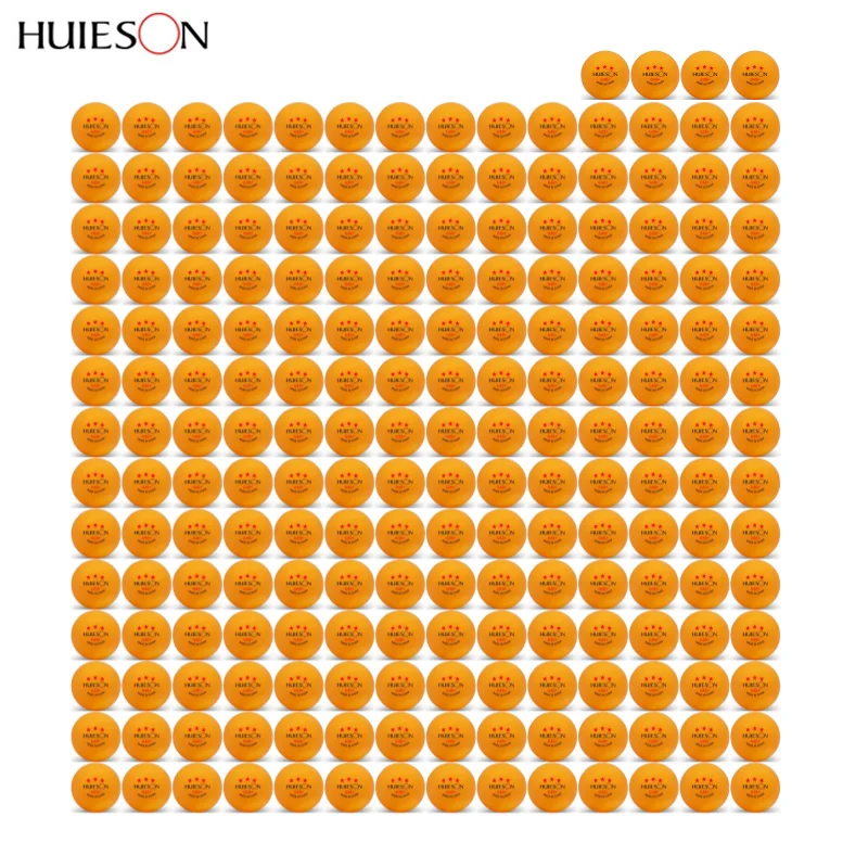 Table Tennis Balls 50/100/200 PCS Huieson G40+ Ping Pong Balls ABS Plastic Table Tennis Ball for Professional Club Training