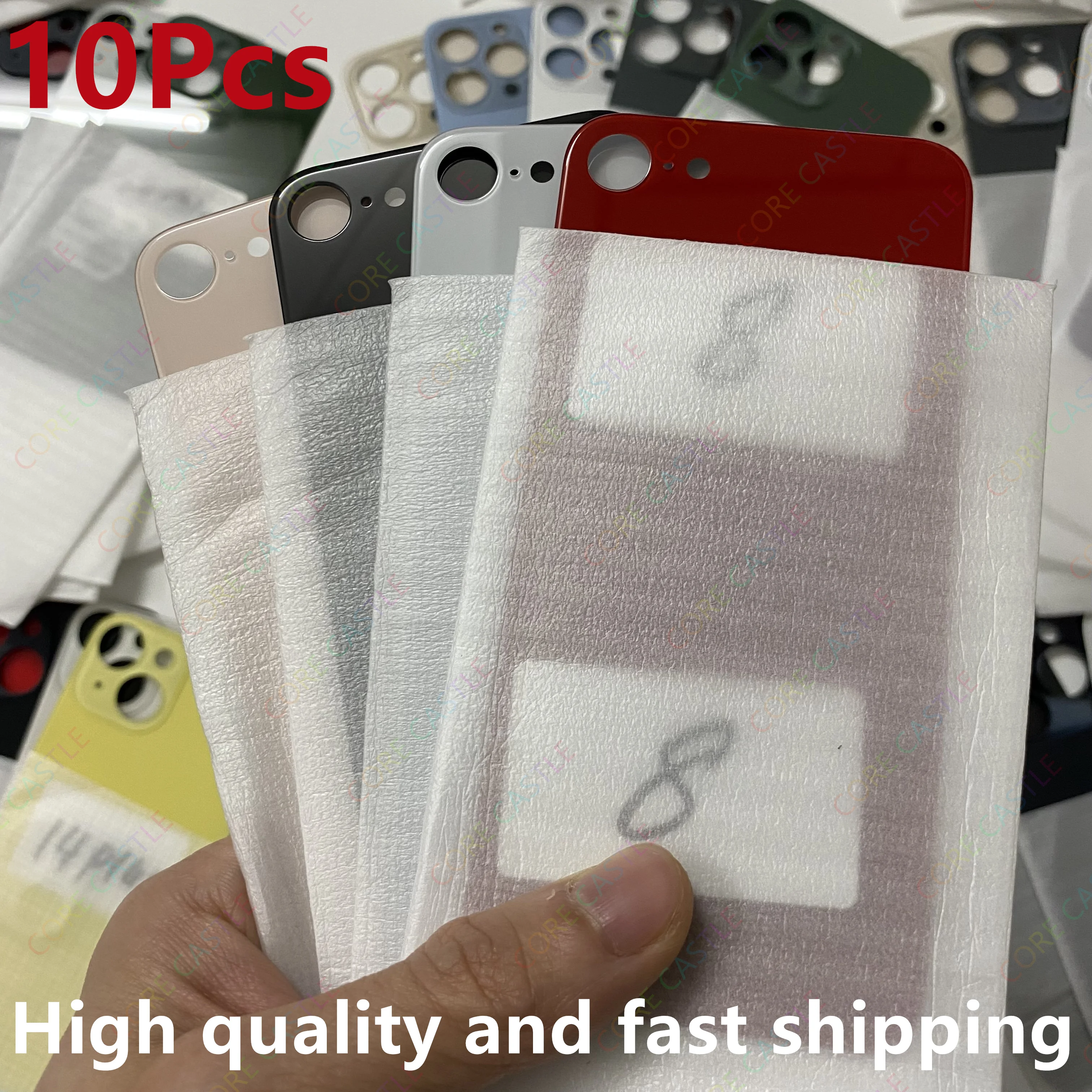 

10 шт., Крышка батарейного отсека для iPhone 8