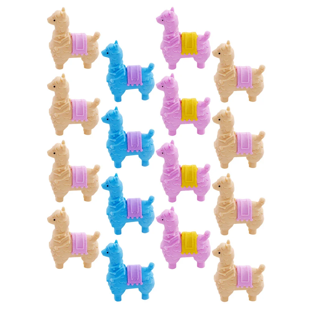 

Kid Eraser Alpaca Rubber Erasers Plaything Cartoon Painting Room Decor for Children Gift School Student (Random Color)