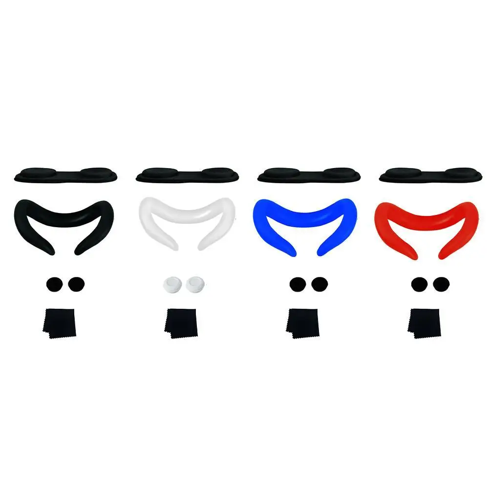 

Headset Accessories For Quest 3 Silicone Protective Cover Controller Button Cap Lens Protective Cover For Meta Quest 3 VR