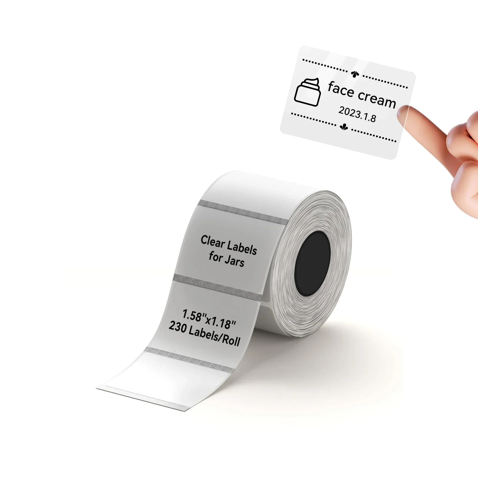 Transparent Labels Thermal sticker Paper Four-proof Compatibel For M200/M120/E210/M110 Printer Use For Home And Business 40x30mm