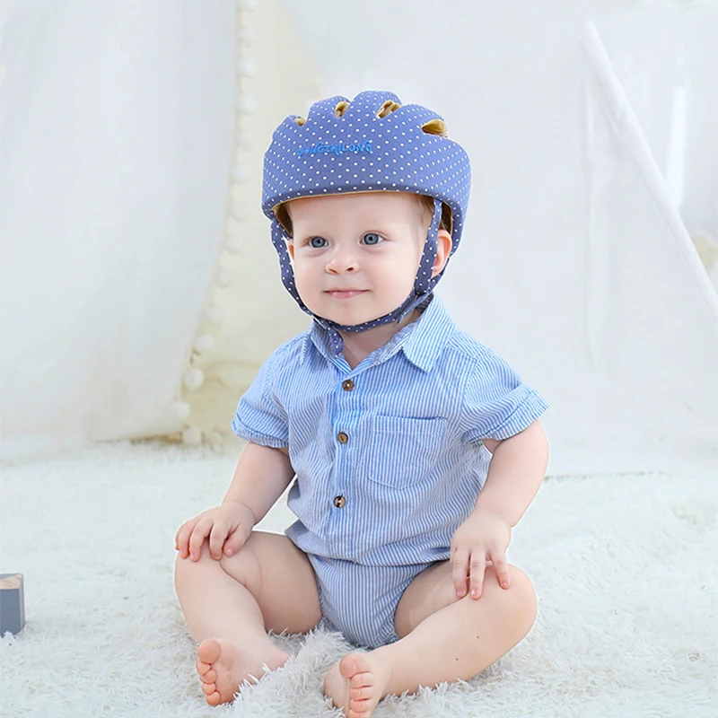 Casco ajustable para bebé recién nacido de 6 a 18 meses, sombrero para niño  pequeño, seguridad para gatear, caminar, protección para la cabeza, gorro