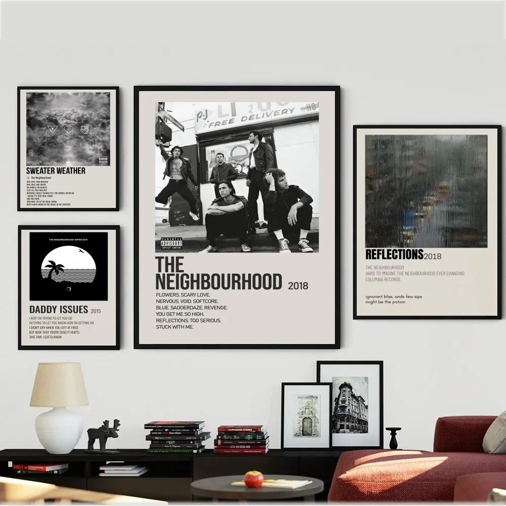 The-neighhood-Singer-Chip-p-ster-cromado-papel-Kraft-p-ster-Vintage ...