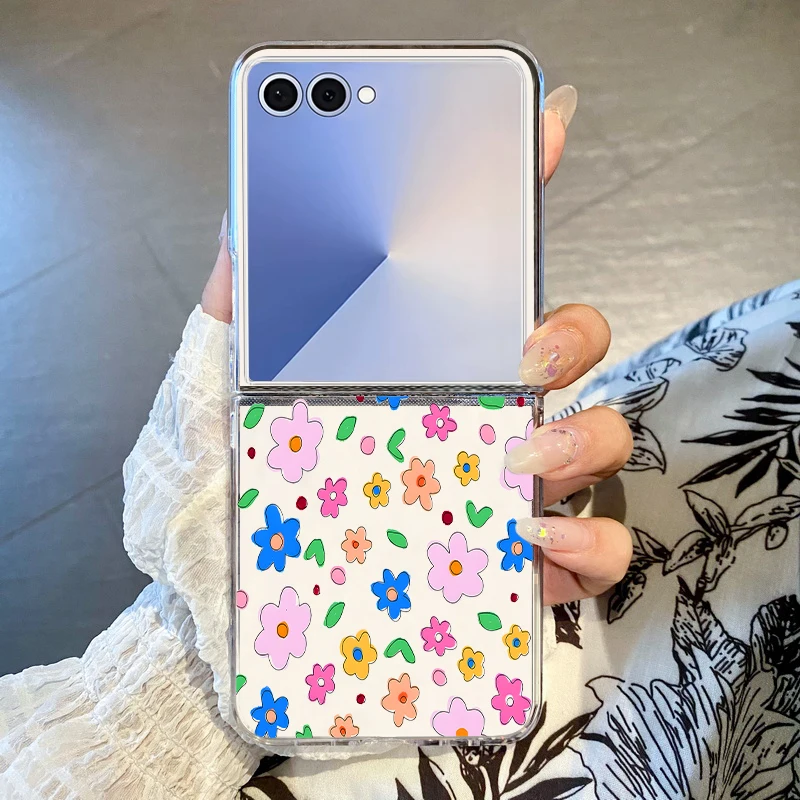 Vibrant Floral Phone Case: Stylish Protective Folding Cover