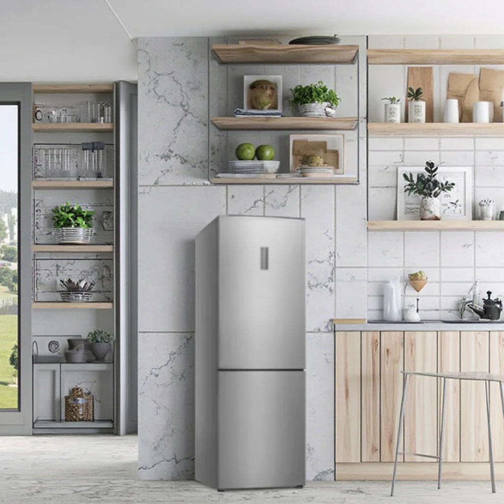 300L Home Refrigerator No Frost A+ A++ Bottom Freezer Double Door Fridge