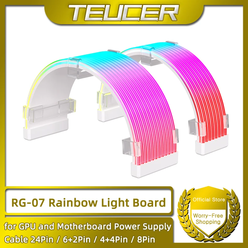 TEUCER AG-07 RGB ARGB Light Board 5V 3Pin for GPU CPU Cables