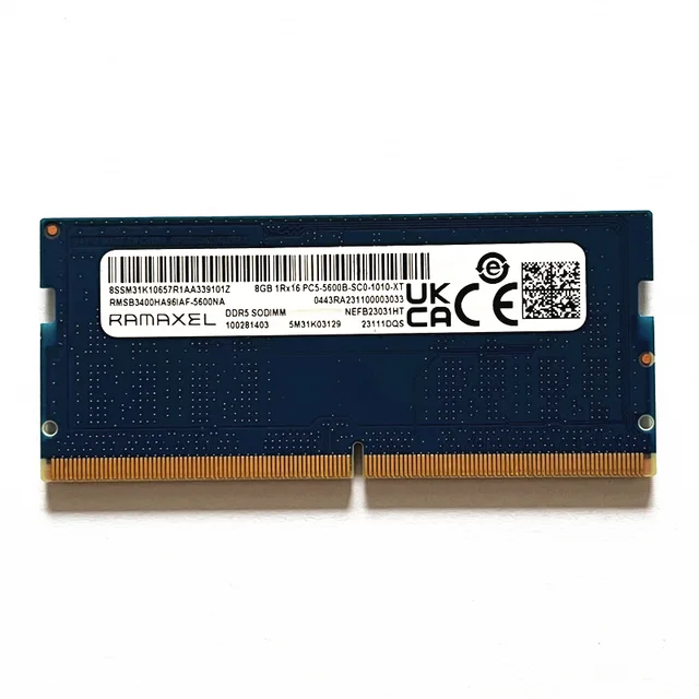 RAMAXEL DDR5-4800 SODIMM 24GB(12GB 2枚) 12gb Ram RAMAXEL 24GB (2x12GB) DDR5 Laptop RAM - 4800MHz SODIMM