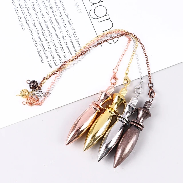 Reiki Metal Pendulum for Dowsing Divination Pendulums Brass Copper Ball  Cone Pointed Healing Spiritual Pendant Jewelry Tool 2023 - AliExpress