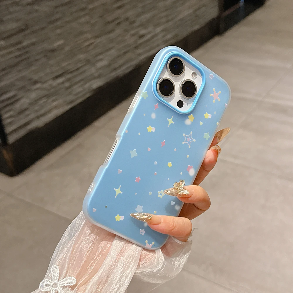 Vibrant Candy Star Phone Case - Lovely PC Cover