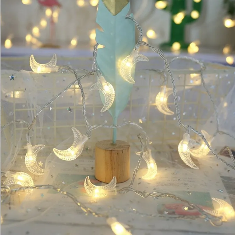 

Ramadan 2023 Star Moon Fairy Light LED String Lights Outdoor Garland Wedding Light for Home Christmas Garden Holiday Decoration