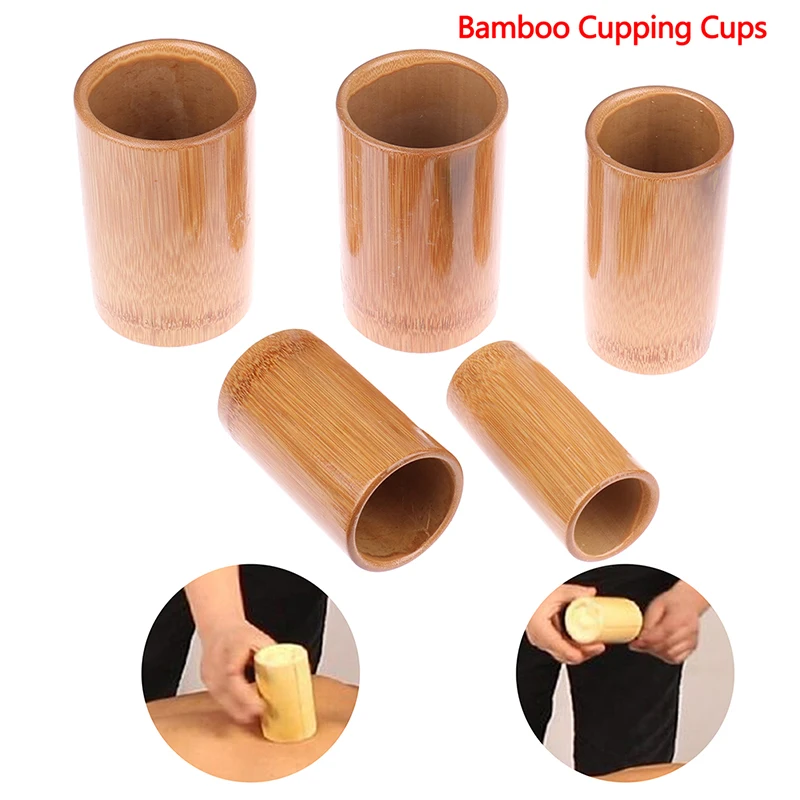 

1PC High Quality Chinese Jar Fire Cupping Body Carbonized Bamboo Suction Cups Acupuncture Massage for Self-treatment Home