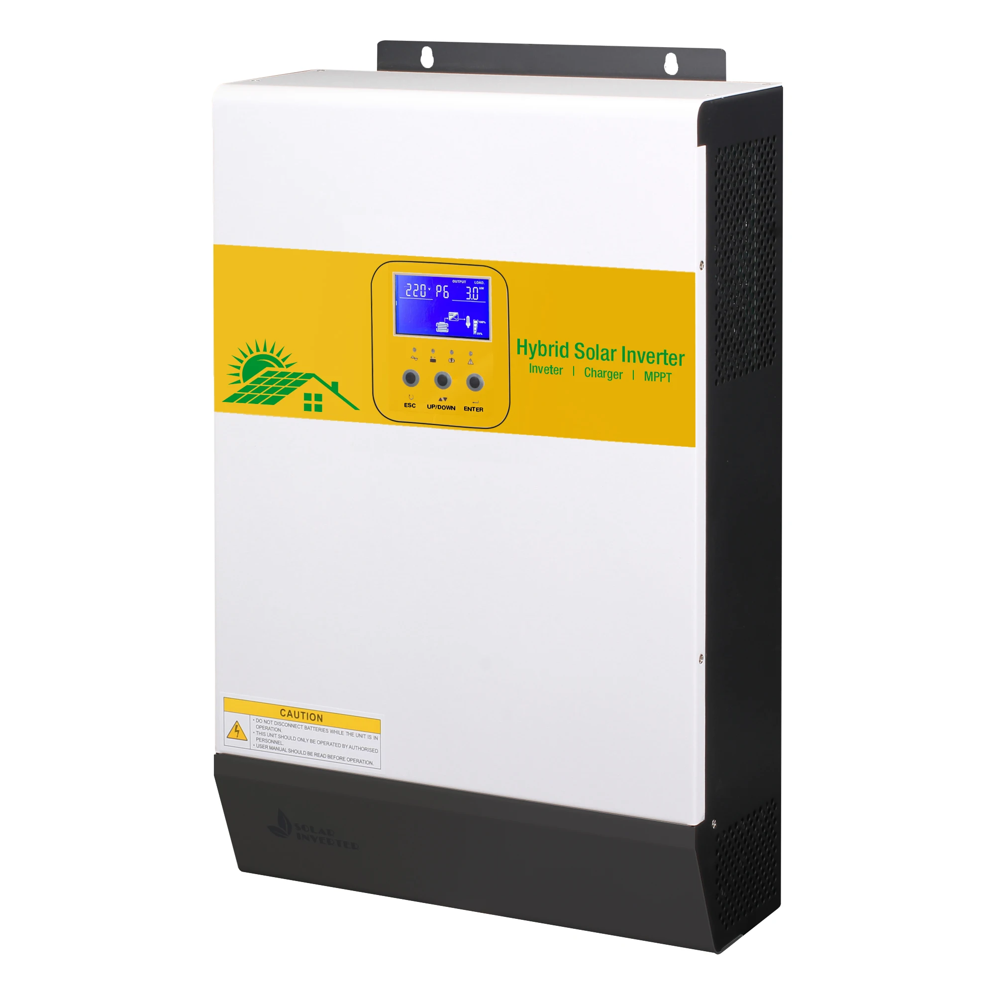 

inverters 48v 5000w 5kw pure sine wave solar inverter hybrid with 80A charger mppt controller