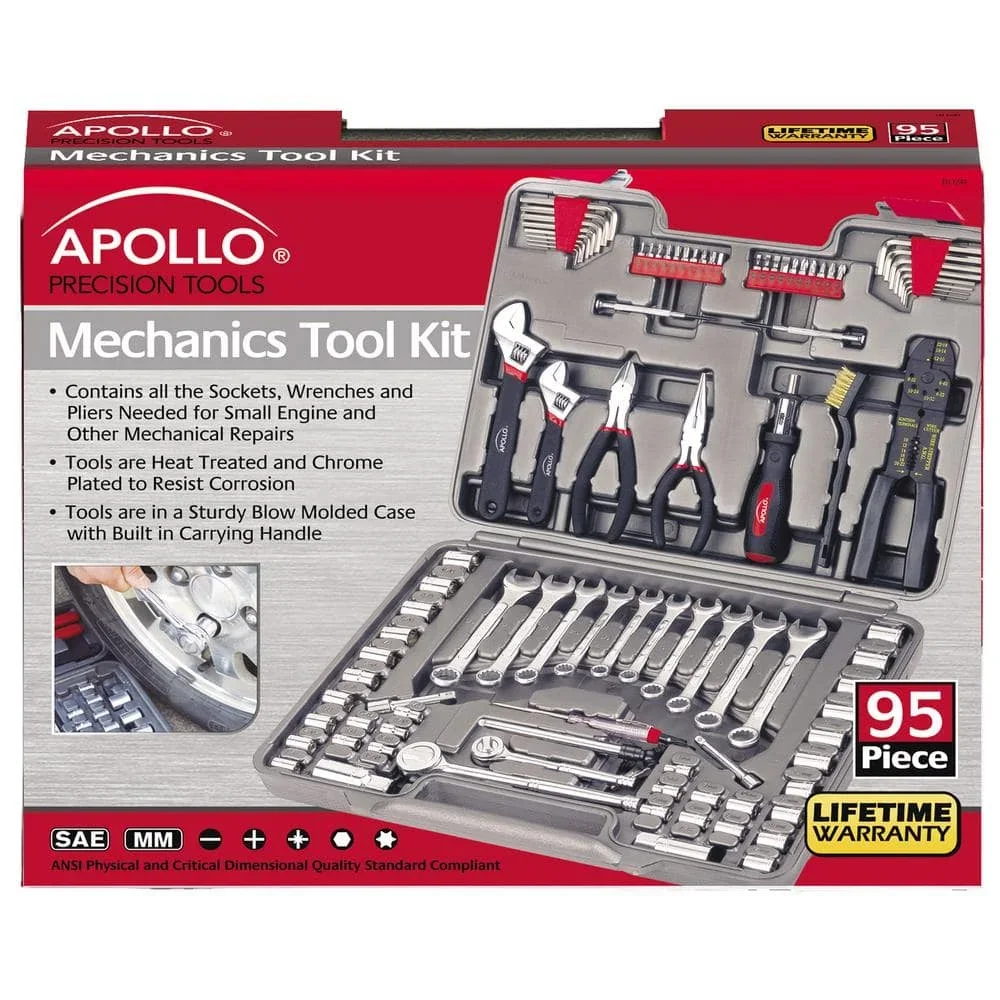 US 95-Piece Mechanics Tool Kit