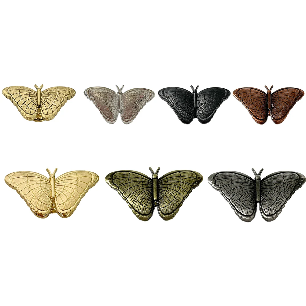 Butterfly Shape Drawer Handle Wardrobe Knob Zinc Alloy Furniture Handles Antique Furniture Pulls Cabinets Knob For Children