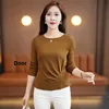 Southeast Asia Autumn New Fashionable Pure Color Base Layer Short Sleeve Slim Fit Half High Collar T Shirt Youthful Looking