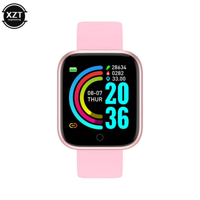 Bluetooth Smart Watches Waterproof Sport Fitness Tracker Smart Bracelet Blood Pressure Heart Rate Monitor Y68 Smartwatch