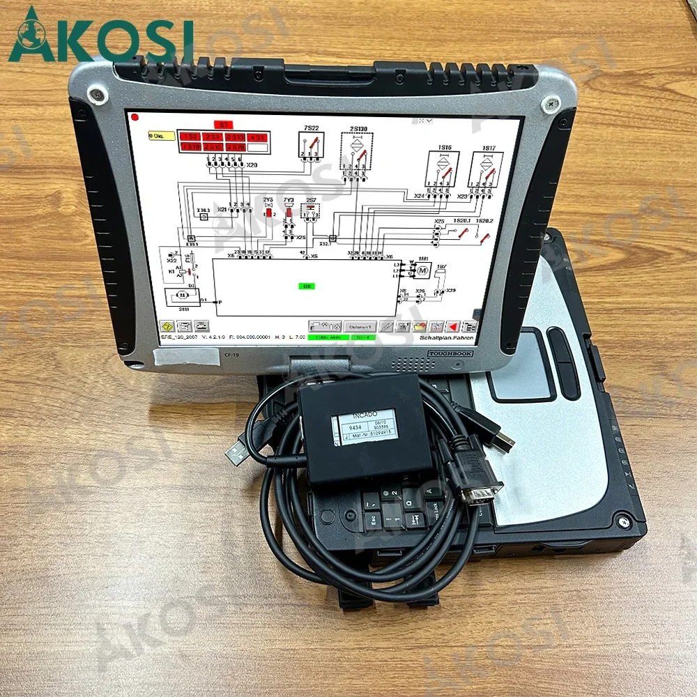 

Toughbook CF-19 + для JUDIT 4 диагностический комплект Jungheinrich Judit box Incado с диагностическим интерфейсом Jungheinrich forklift