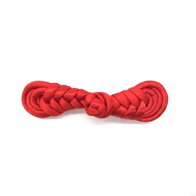Handmade Chinese Knot Button Beaded Trim Ribbon Fastener Cheongsam Costume Suit DIY Sewing Craft Accessories