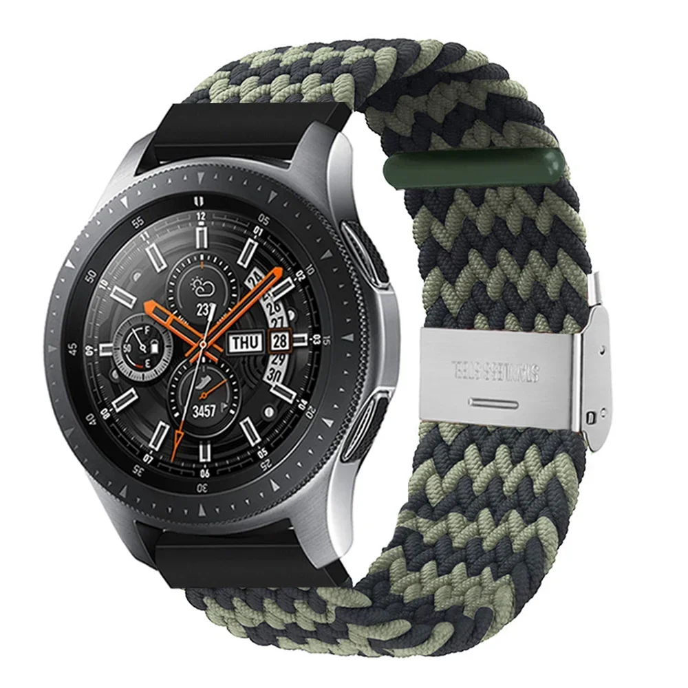 Nylon Braid Elastic Solo Loop Strap - 20mm/22mm