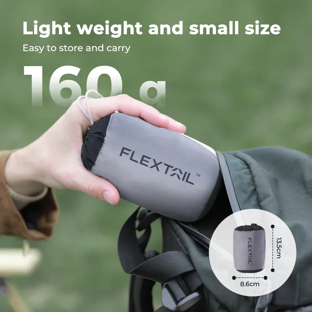 FLEXTAIL ZERO PILLOW SE Outdoor Portable Inflatable Pillow Neck Contour Inflatable Pillow Lightweight 150g for Travel Camping portable inflatable pillow