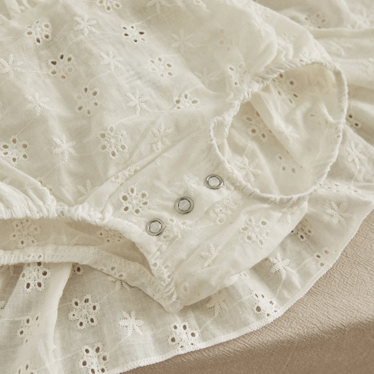 VISgogo Newborn Baby Girl Romper Dress Solid Color Ruffles Sleeve Flower Romper Headband 2Pcs Outfits Summer Clothes Set