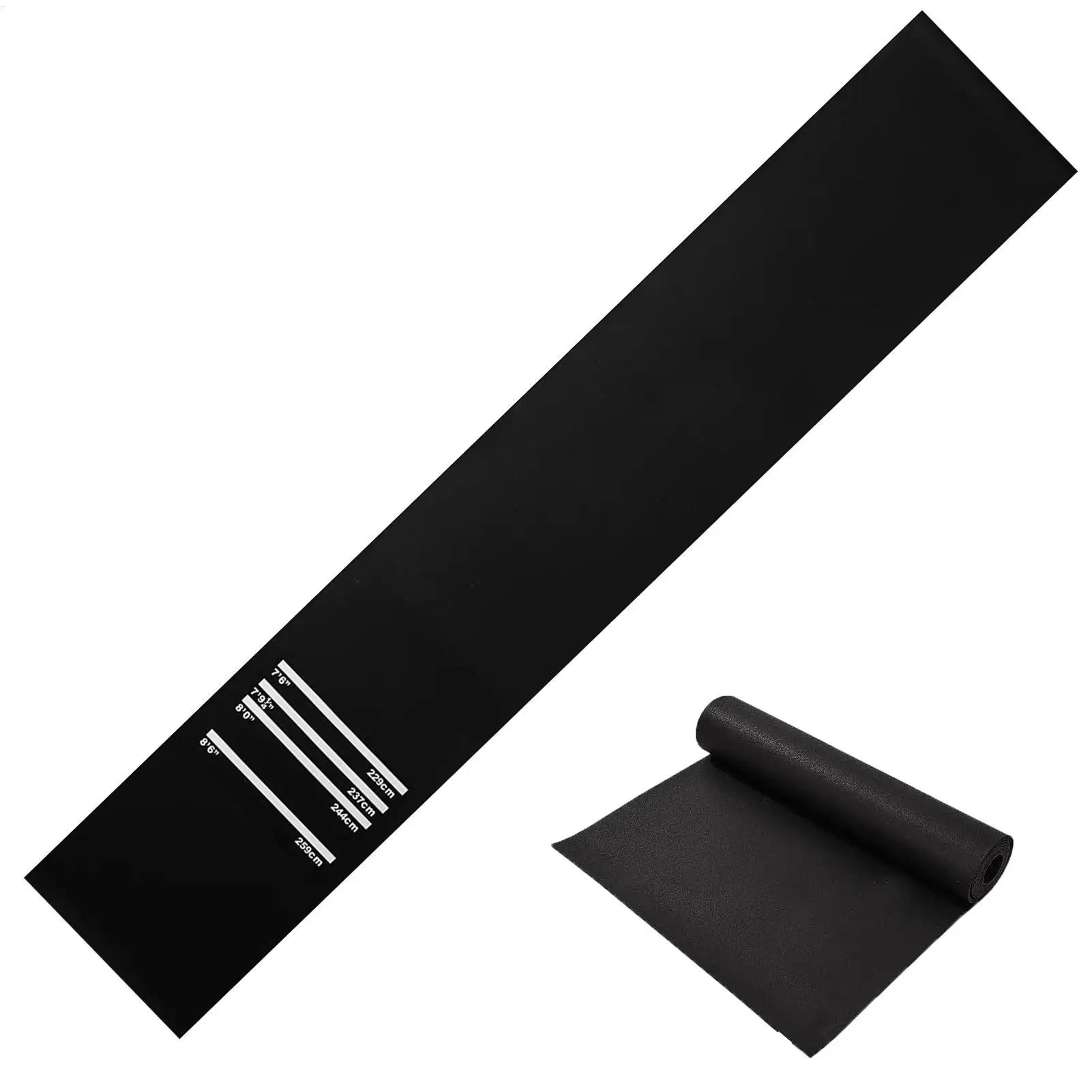 Versatile Non-Slip Dart Mat with Rubber Granules and Four Throwing Distances