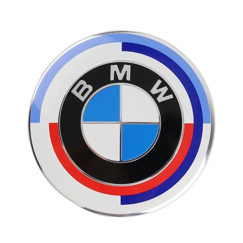 BMW 50주년 기념 에디션 E36 E46 E53 E90 E60 E93 E87 G01 G20 X3 F30 밸브 7종 자동차 후드 전면 후면 트렁크 엠블럼 배지