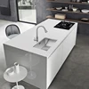 Kitchen sink no lead handmade brushed 304 stainless steel 3mm thickness single bowl bar counter kitchen sink 5