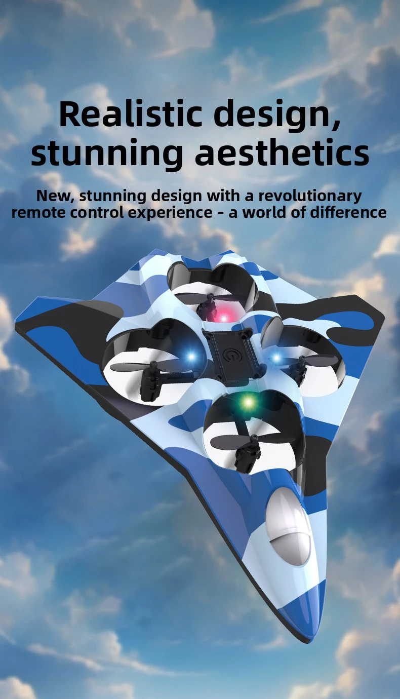 CZ36 Foam Quadcopter Remote Control Aircraft Drone Hovering Flight Fighter Fixed Height Rolling Stunt Toys Fall Resistant Kids