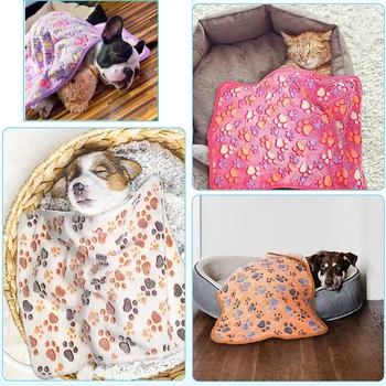 Warm Soft Pet Dog Blanket Mat Pet Mat Warm and Comfortable Blanket for Cat Cover Blanket For Dogs Cushion for Small Medium Dog 2
