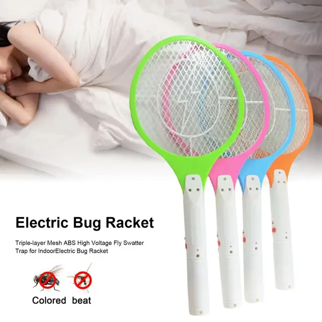 300Mah Kiváló Minőségű Légy Swatter Killer 4 Szín Rovar Ütő Újratölthető Elektromos Gyilkos Ergonómikus Kialakítás - Image 5